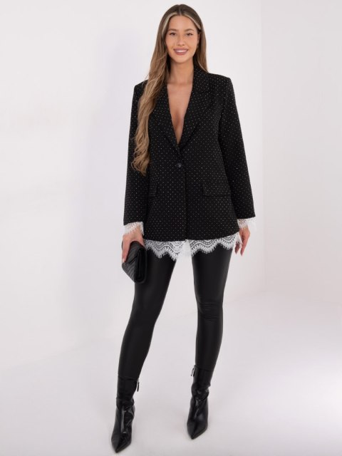 Marynarka IT-MA-FL9916-2.12P czarno-srebrny