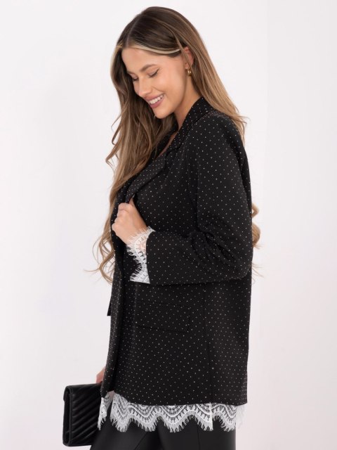 Marynarka IT-MA-FL9916-2.12P czarno-srebrny