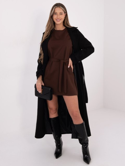 Sukienka MI-SK-4303.62 brązowy