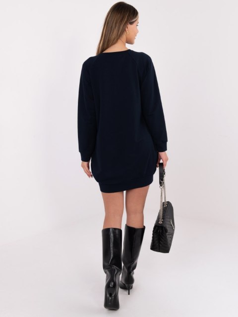 Sukienka RV-TU-5184.93P granatowy S/M