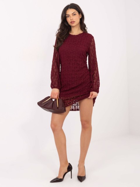 Sukienka IT-SK-9975.99 bordowy