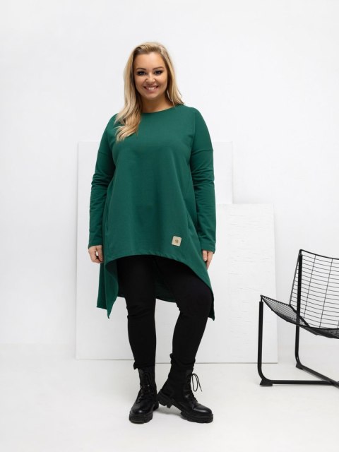 Tunika RV-TU-5042.09X ciemny zielony one size XL/2XL