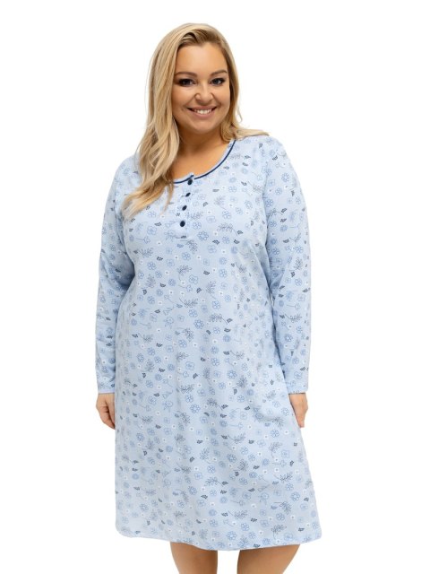 Koszula nocna DU-KN-FP-604.10 jasny niebieski XL