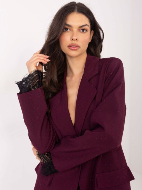 Marynarka IT-MA-FL9916-1.07P ciemny czerwony