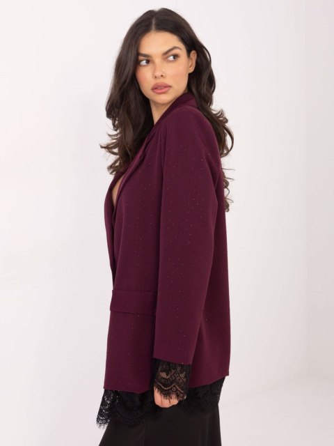 Marynarka IT-MA-FL9916-1.07P ciemny czerwony