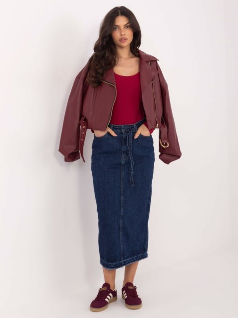 Spódnica D80030BI50248D300 granatowy XL