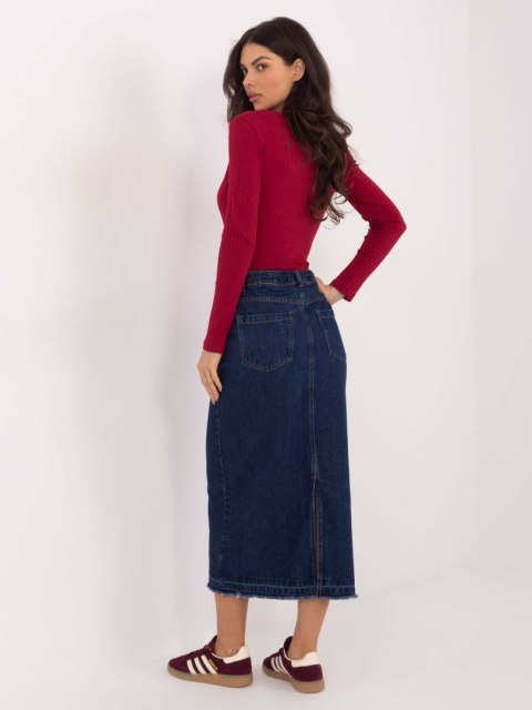 Spódnica D80030BI50248D300 granatowy L