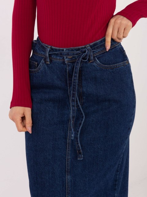 Spódnica D80030BI50248D300 granatowy S