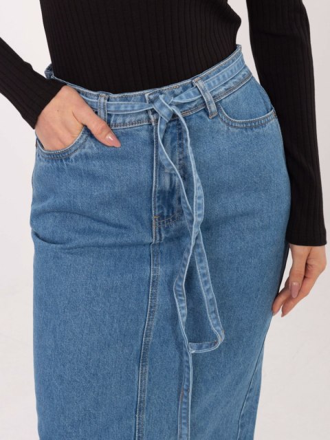 Spódnica D80030BI50248L211 niebieski L