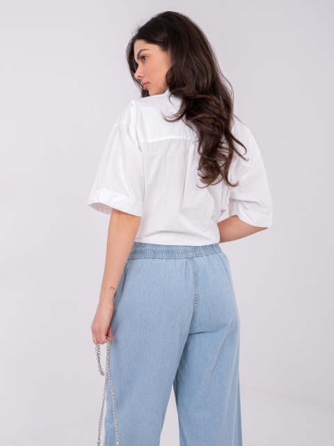 Spodnie D80038BB62627L220 jasny niebieski S