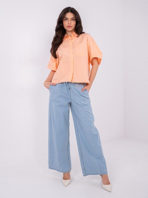 Bluzka D70089M11339A brzoskwiniowy XL