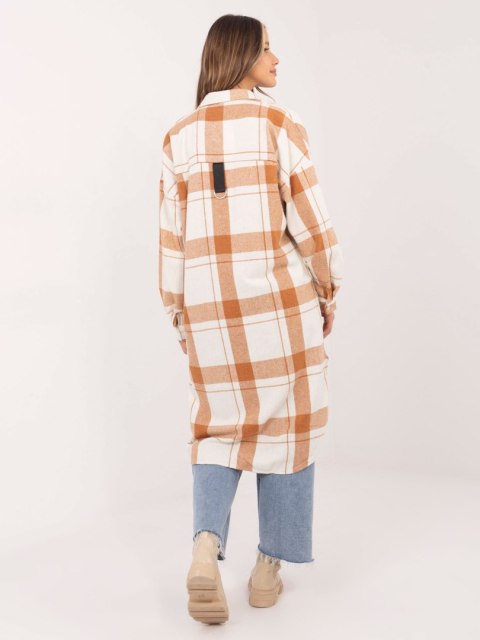 Koszula EM-KS-604.67P camelowy