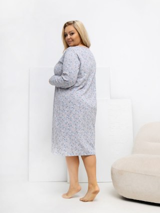 Koszula nocna DU-KN-FP-602.15 szary 4XL