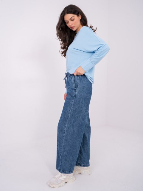 Spodnie D80038BB62627M327 ciemny niebieski XS