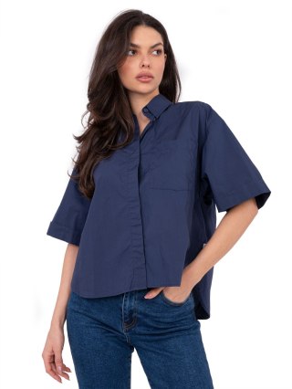 Bluzka D70089M11339A granatowy XL