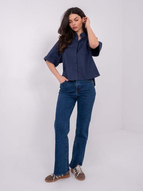 Bluzka D70089M11339A granatowy XL