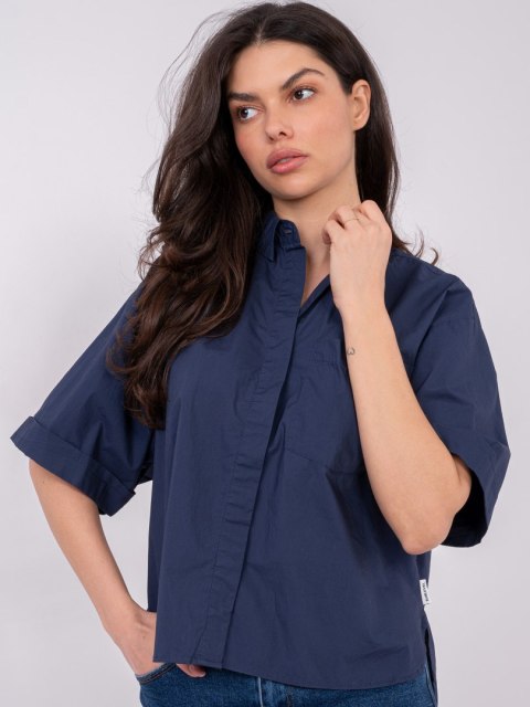 Bluzka D70089M11339A granatowy XL