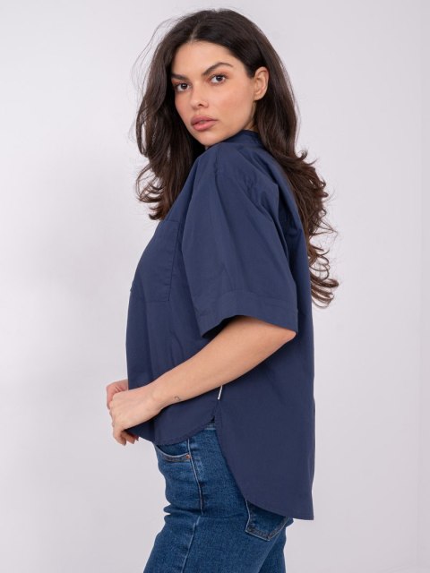 Bluzka D70089M11339A granatowy XS