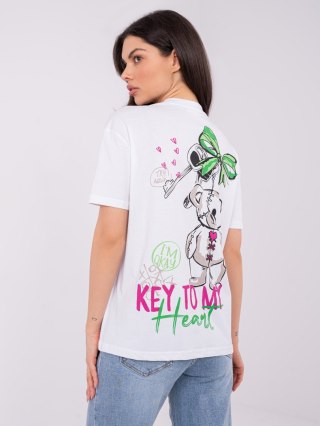 T-shirt D12022AH02645Y biały XL