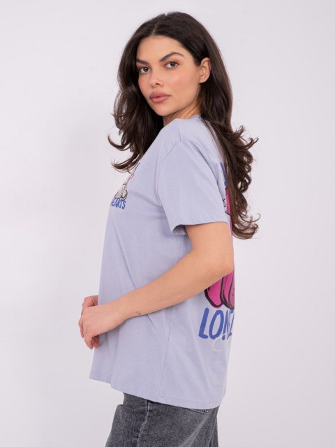 T-shirt D12022AH02645Y jasny fioletowy XS