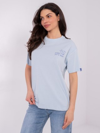 T-shirt D12022M02842A jasny niebieski XS