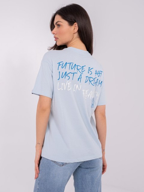 T-shirt D12022M02842A jasny niebieski XS
