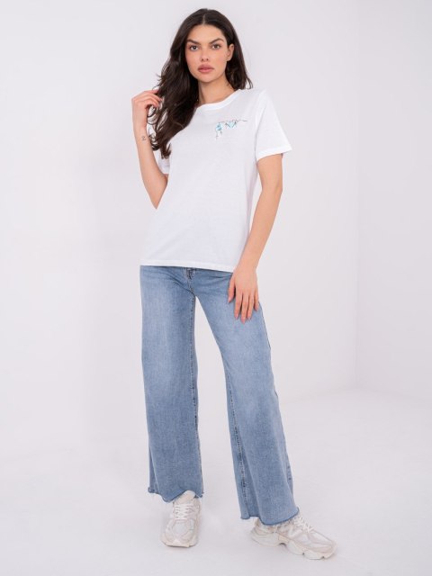 T-shirt D12022M02844A biały M