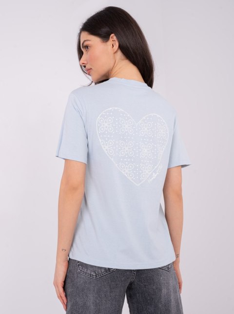 T-shirt D12022M02853A jasny niebieski M