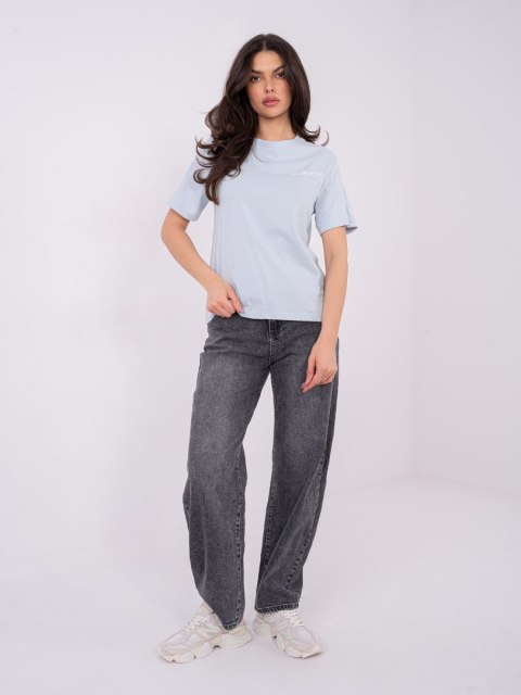 T-shirt D12022M02853A jasny niebieski XS