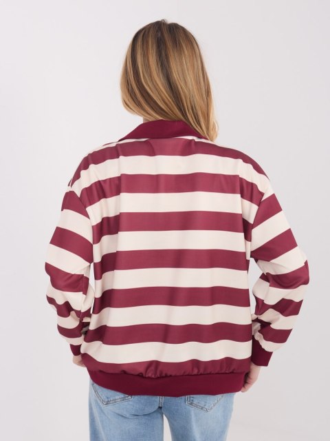 Wygodna bluza damska oversize na co dzień w paski