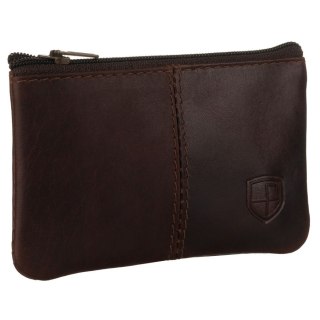 Skórzane etui na klucze w brązowym kolorze - Peterson