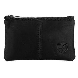 Skórzane etui na klucze w czarnym kolorze - Peterson