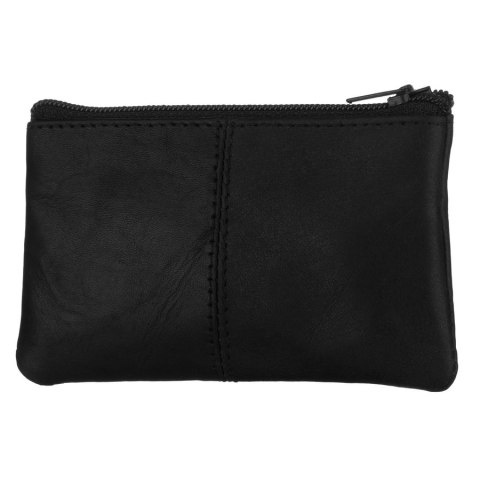 Skórzane etui na klucze w czarnym kolorze - Peterson