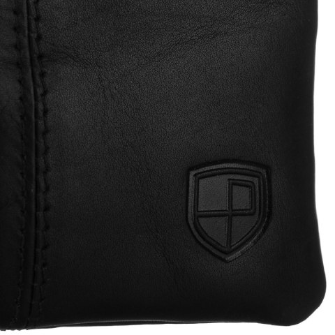 Skórzane etui na klucze w czarnym kolorze - Peterson