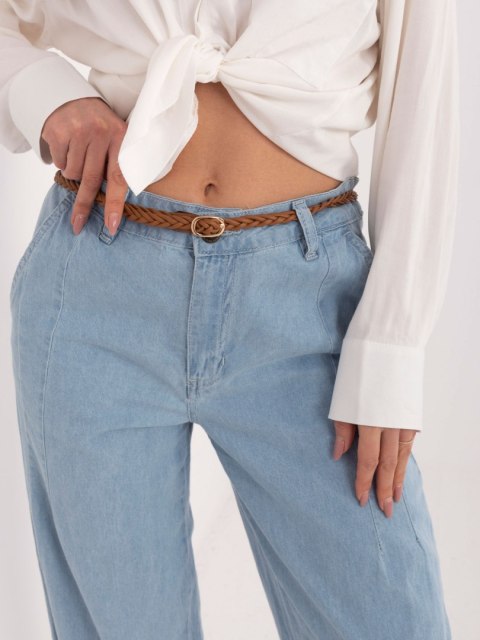 Spodnie D80038BB62630L220 jasny niebieski XS