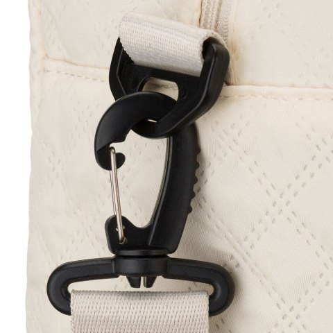 Sportowa, treningowa torba w beżowym kolorze wykonana z poliestru - Peterson