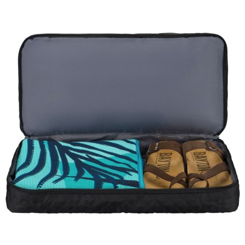 Sportowa, treningowa torba w czarnym kolorze wykonana z poliestru - Peterson