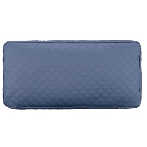 Treningowa torba wykonana z poliestru w niebieskim kolorze, dwukomorowa i zamykana suwakiem - Peterson