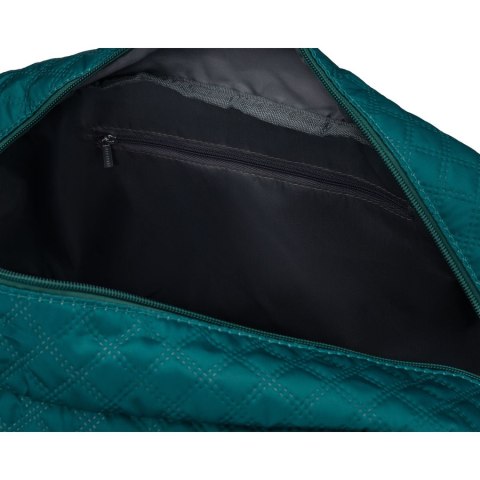 Zielona, treningowa torba wykonana z poliestru, dwukomorowa - Peterson