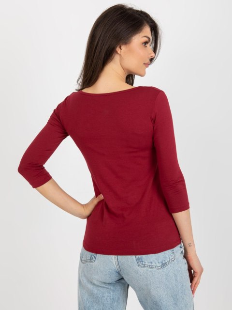 Bluzka RV-BZ-4690.25 bordowy M