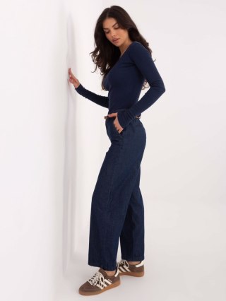 Spodnie D80038BB62630D311 granatowy XXL