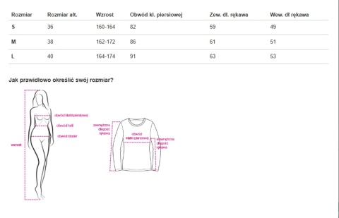 Bawełniany t-shirt damski kopertowy RUE PARIS-Tabela rozmiarów