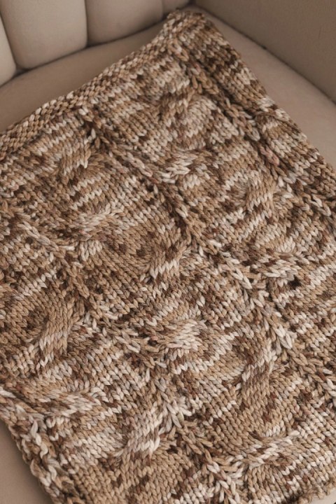 Melanżowy komin damski KN25 miękki i elastyczny