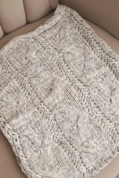 Melanżowy komin damski KN25 miękki i elastyczny