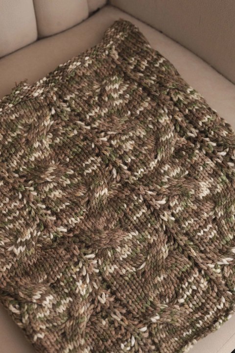 Melanżowy komin damski KN25 miękki i elastyczny