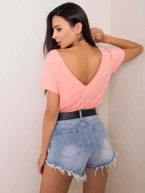 T-shirt RV-TS-4662.25P brzoskwiniowy S