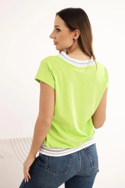 bluzka damska casual sportowa zielona