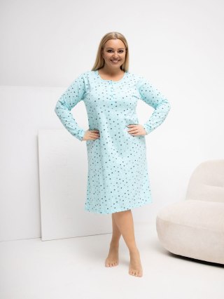 Koszula nocna DU-KN-FP-607.04P mietowy XL