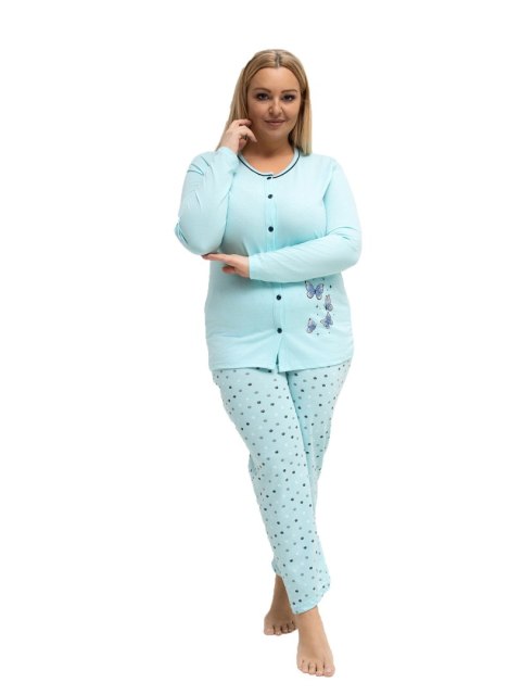 Piżama DU-PI-FP-509.99P mietowy XL