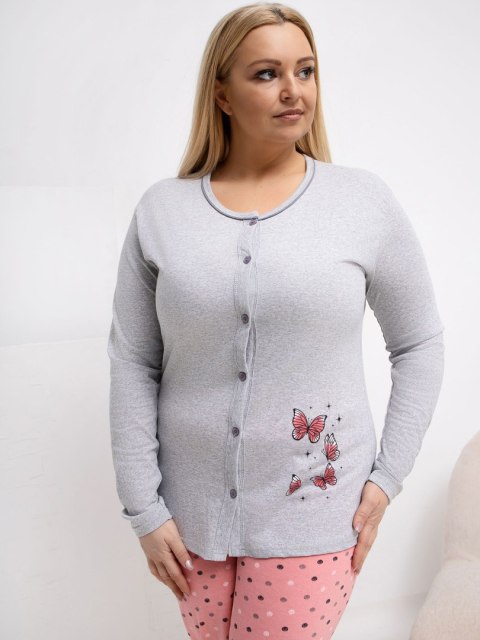 Piżama DU-PI-FP-509.99P szary 2XL